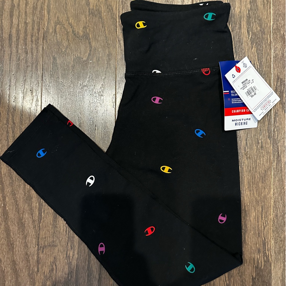 Champion girls leggings size large NWT